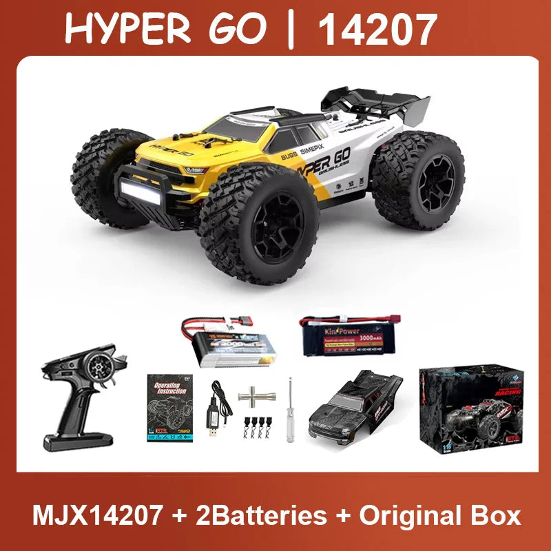 Jyscend Hyper Go MJX 1 14 Scale RC Car Brushless 41 To 53 KMH 4WD Off Road Hobby Toy