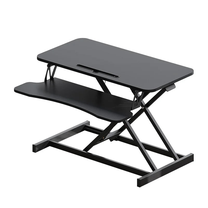 LISM Height Adjustable Desk Converter Sit Stand Dual Monitor Workspace