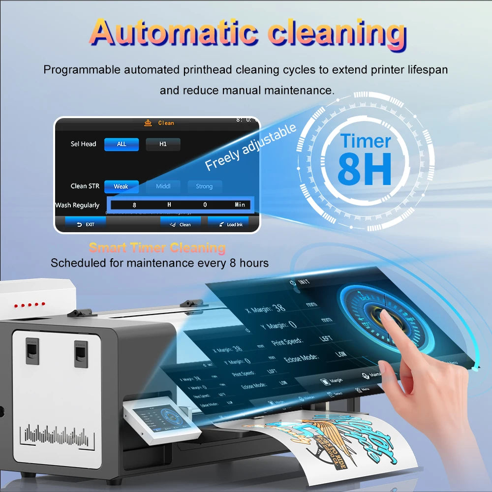 XP600 DTF Printer For Apparel And Textile Transfers