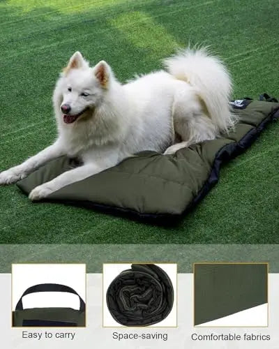 OneTigris Premium Washable Non Slip Dog Bed For Large Dogs Indoor Outdoor Use Water Resistant Pet Mattress 3.6x2.2ft