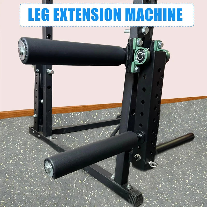 Power Rack Leg Extension and Curl Machine for Home Training