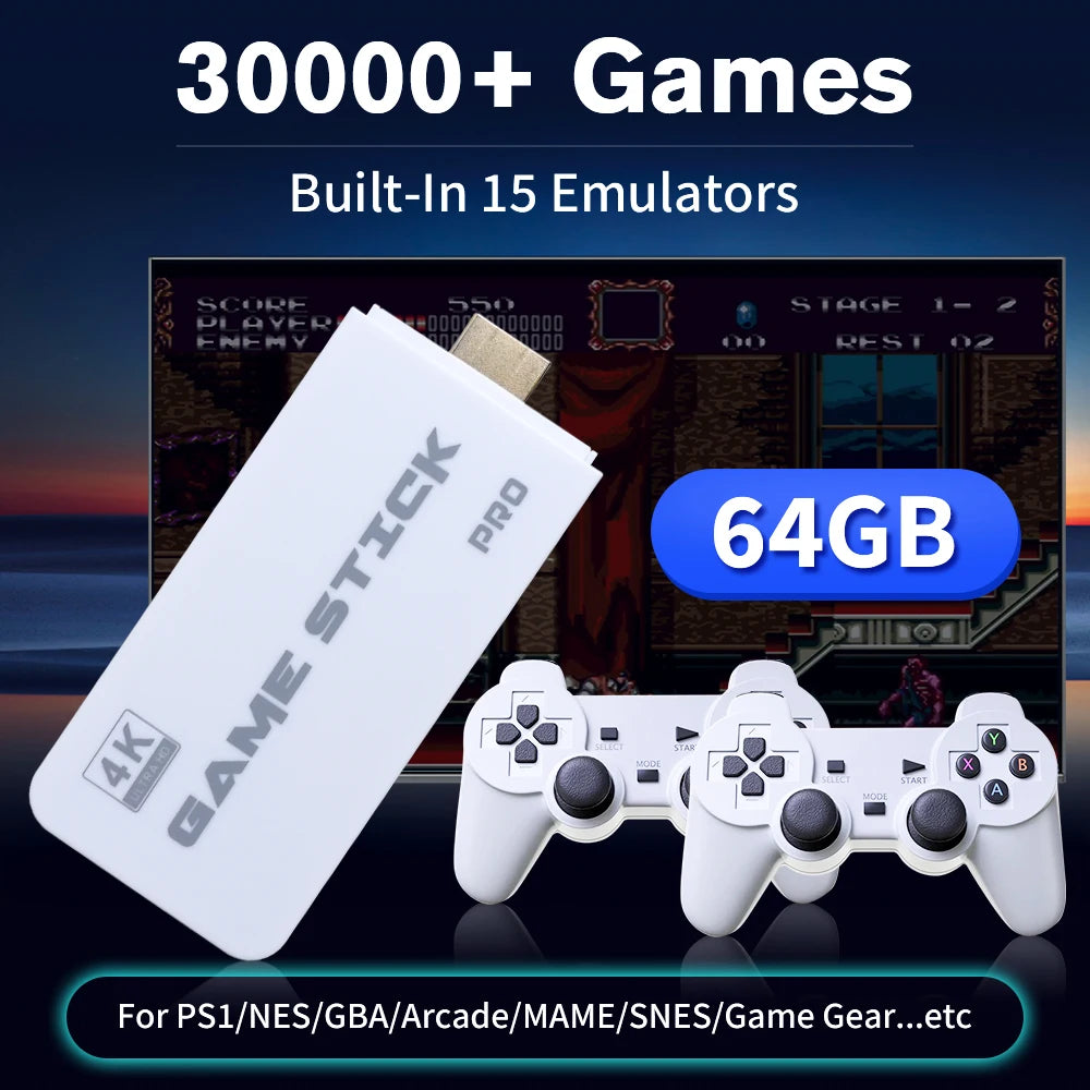 JMachen G1 Portable Emulator Console Over 30000 Games 64GB
