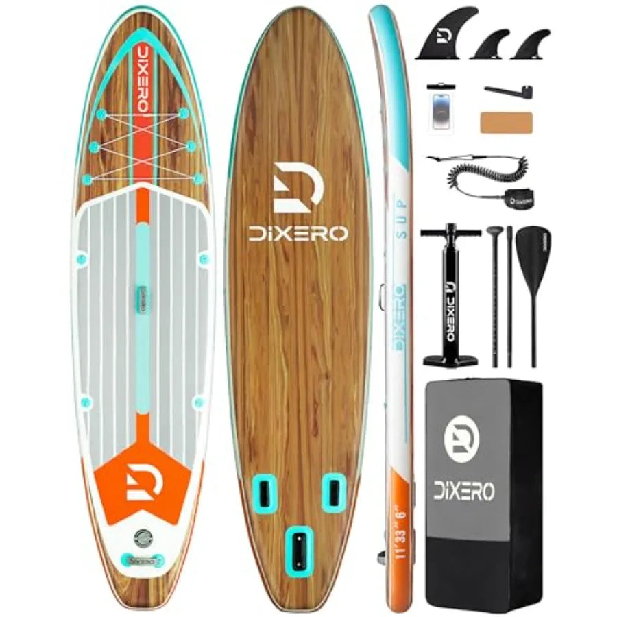 Inflatable Stand Up Paddle Board For Outdoor Enthusiasts Water Sports Ultra Stable Lightweight Durable PVC Blue