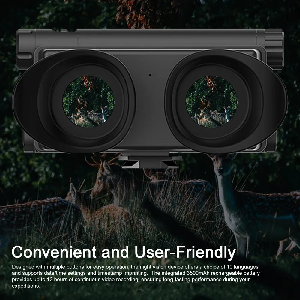 Goyojo Z9157 Monocular Night Vision 4K Digital Infrared Telescope Camera