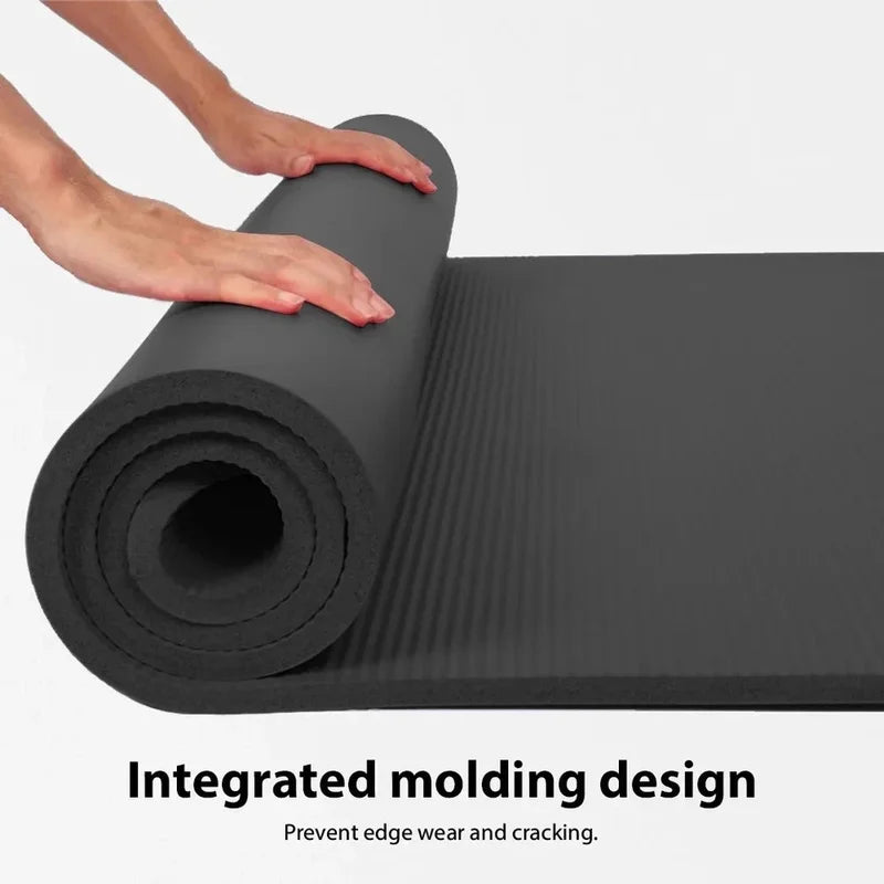 Extra Thick NBR Foam Yoga Mat For Non Slip Workouts