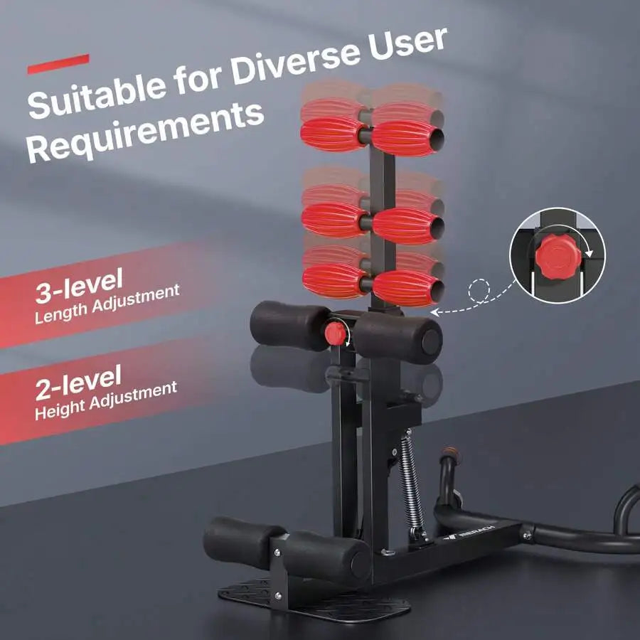 Adjustable Deep Squat Machine for Glutes Core and Leg Workouts