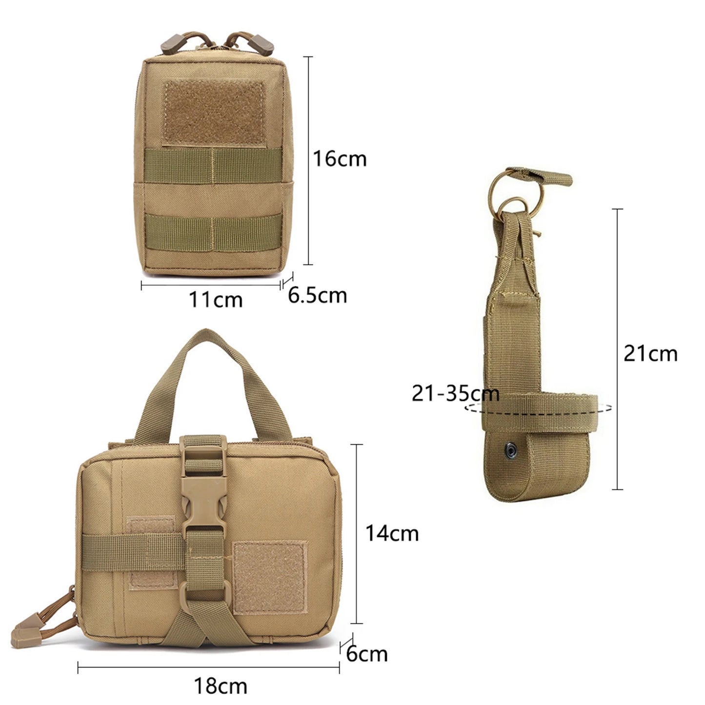 Tactical Dog Harness With Molle Pouches For Training And Walking
