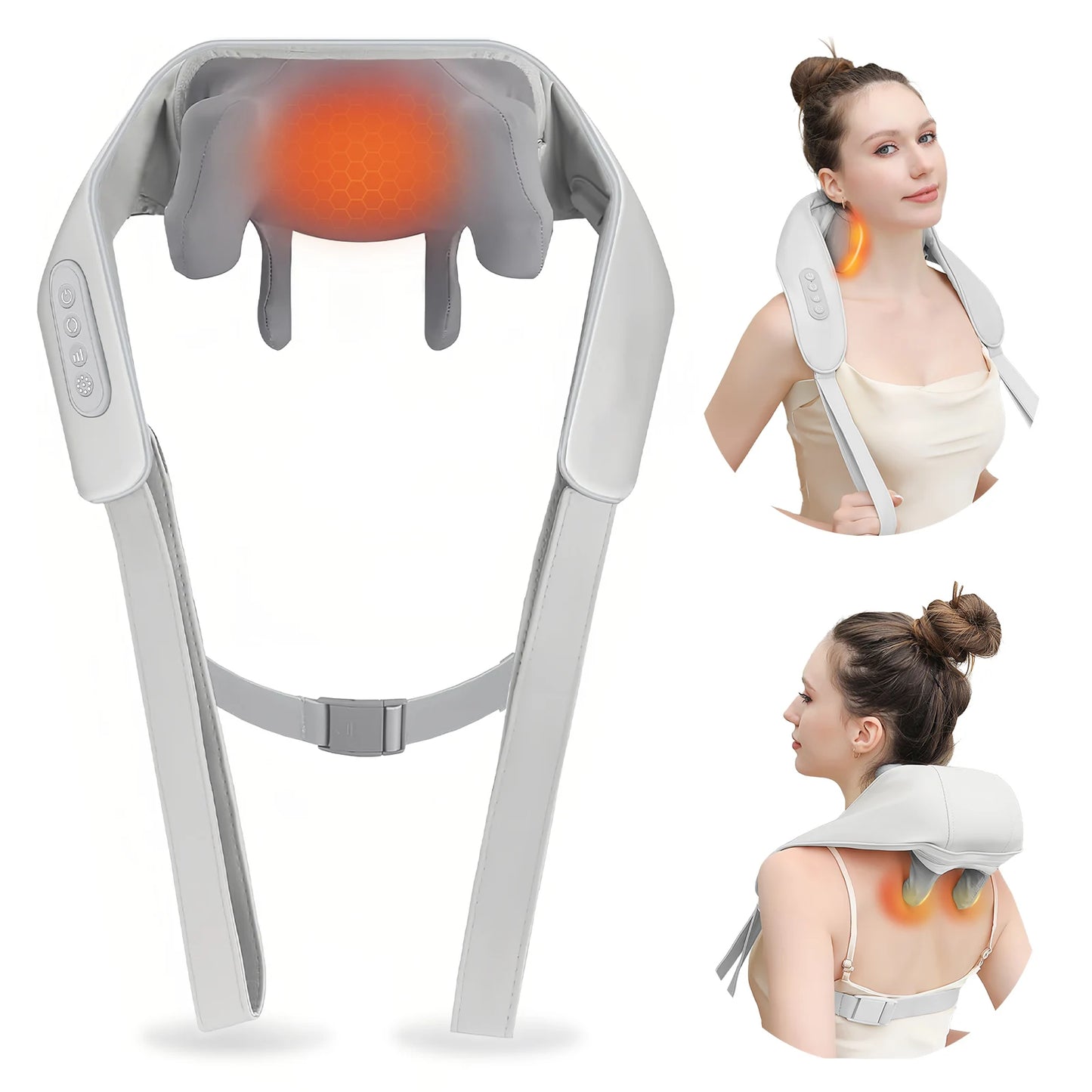 Shiatsu Neck And Back Massager With Advanced Heat Therapy