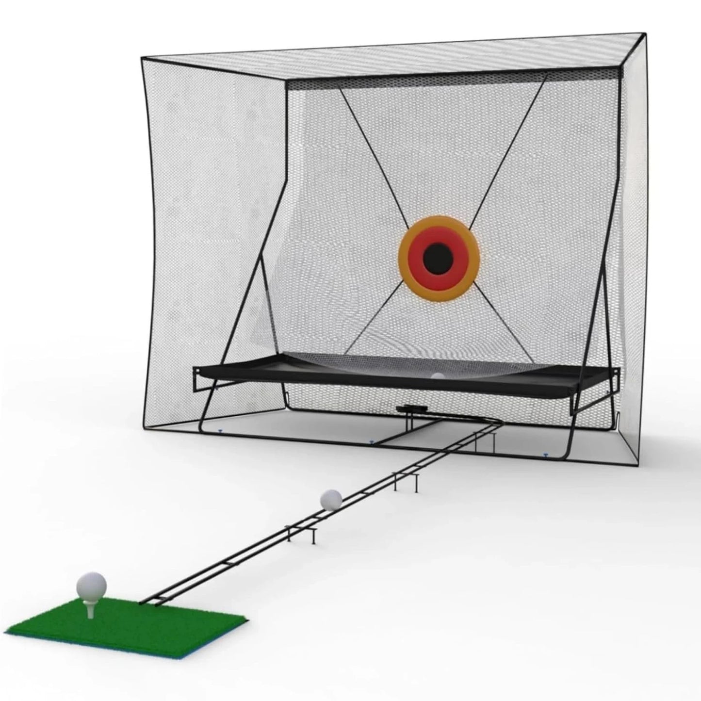 Golf Practice Net With Ball Return And Ball Blanket For Home Golfers Large Training Net With Carry Bag