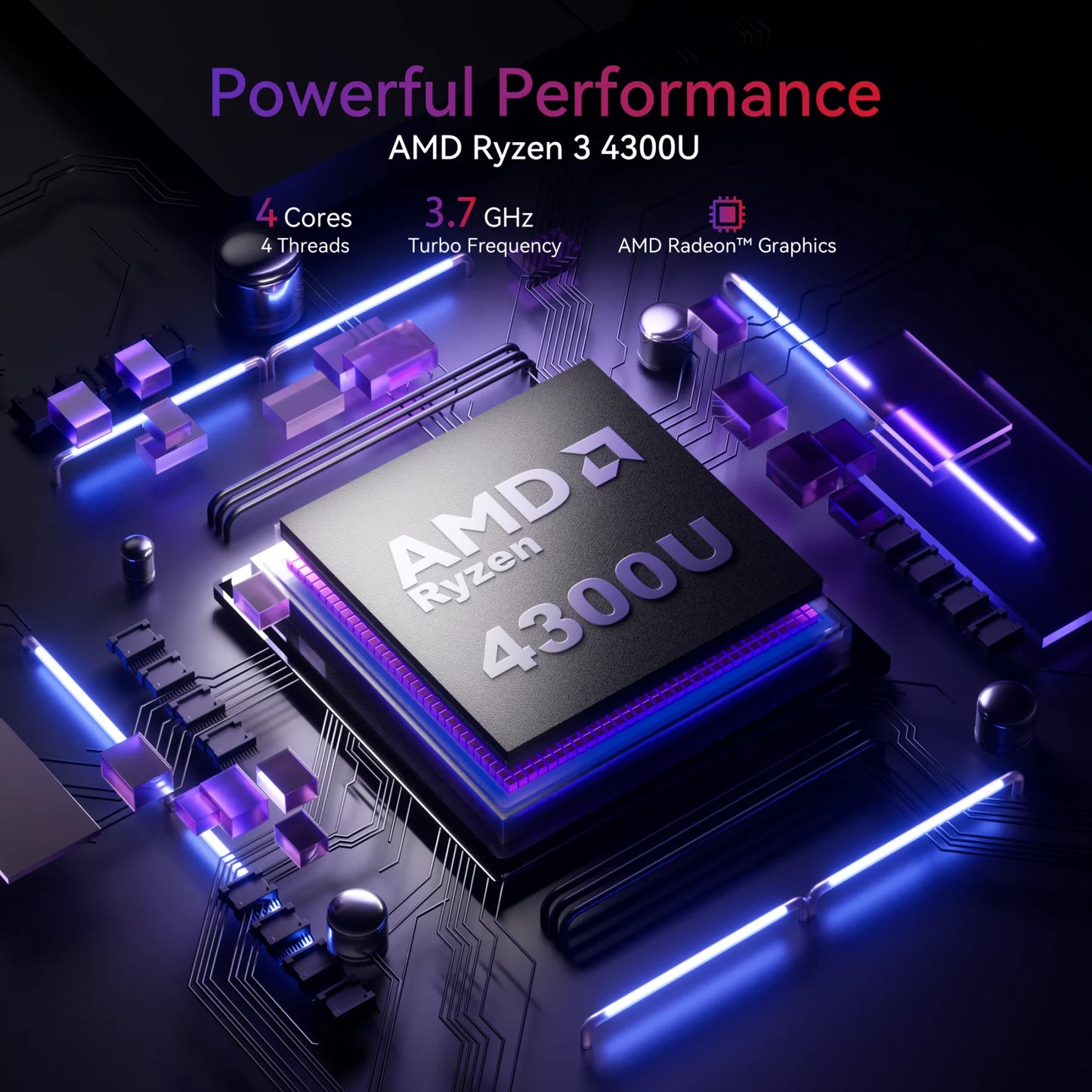 ACEMAGIC AX17Pro Laptop Ryzen 3 4300U 16GB DDR4 512GB NVMe