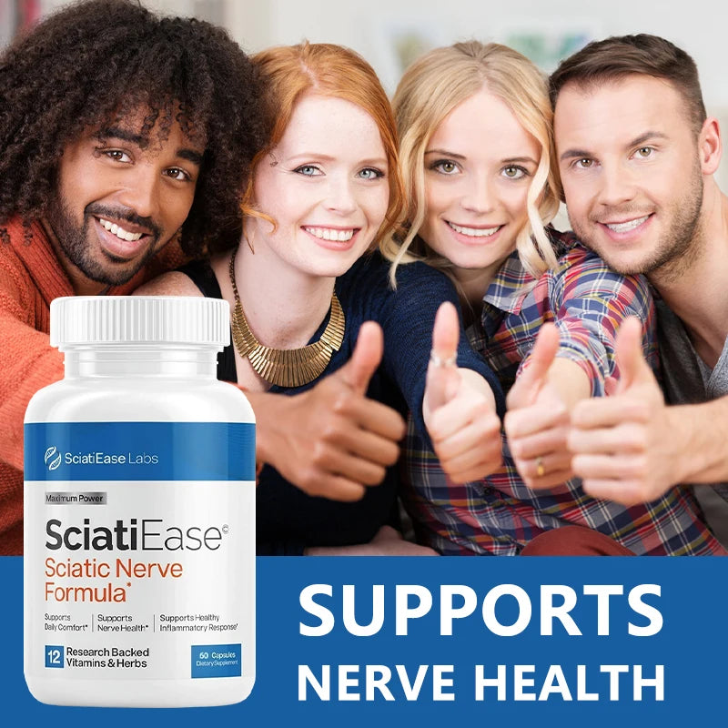 Bunkell Sciatic Nerve Health Support Supplement With PEA B Complex