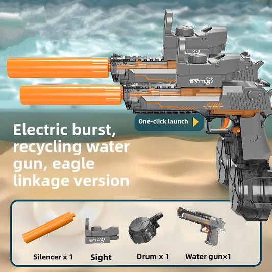 Electric Water Gun For Kids And Adults High Configuration Outdoor Battle Toy With Special Effects