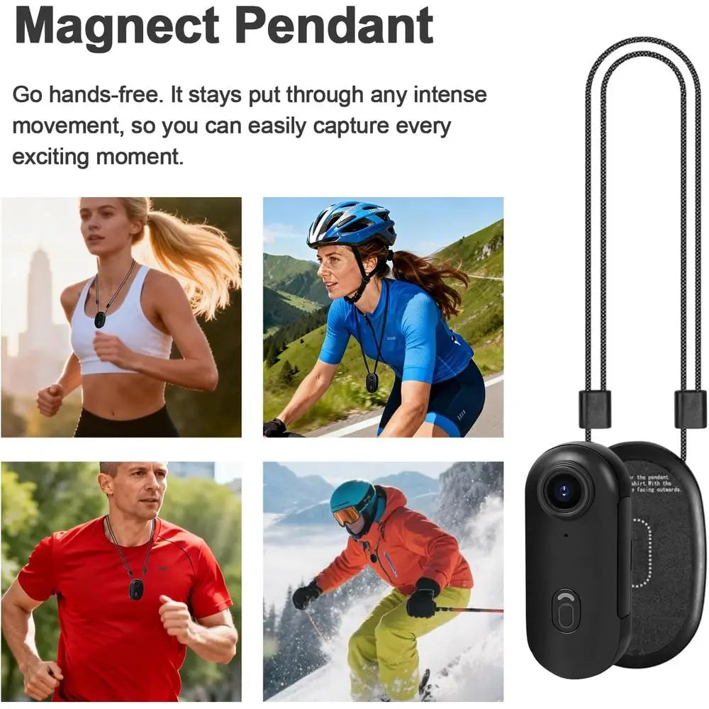 Waterproof Mini Action Camera 4K With 128GB Storage Outdoor Adventures