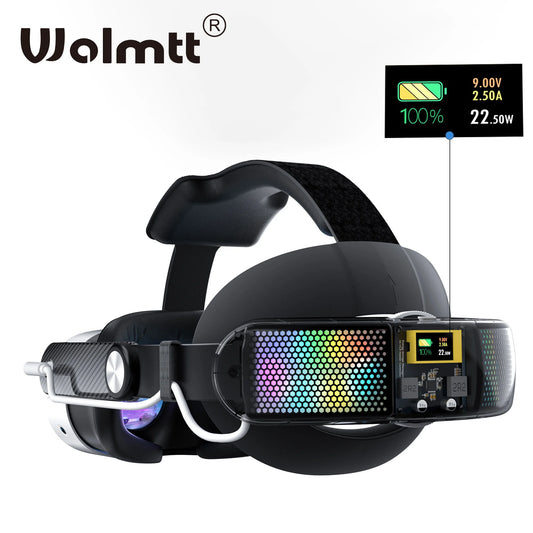 Wolmtt 10000mAh Battery Head Strap For Meta Quest 3S