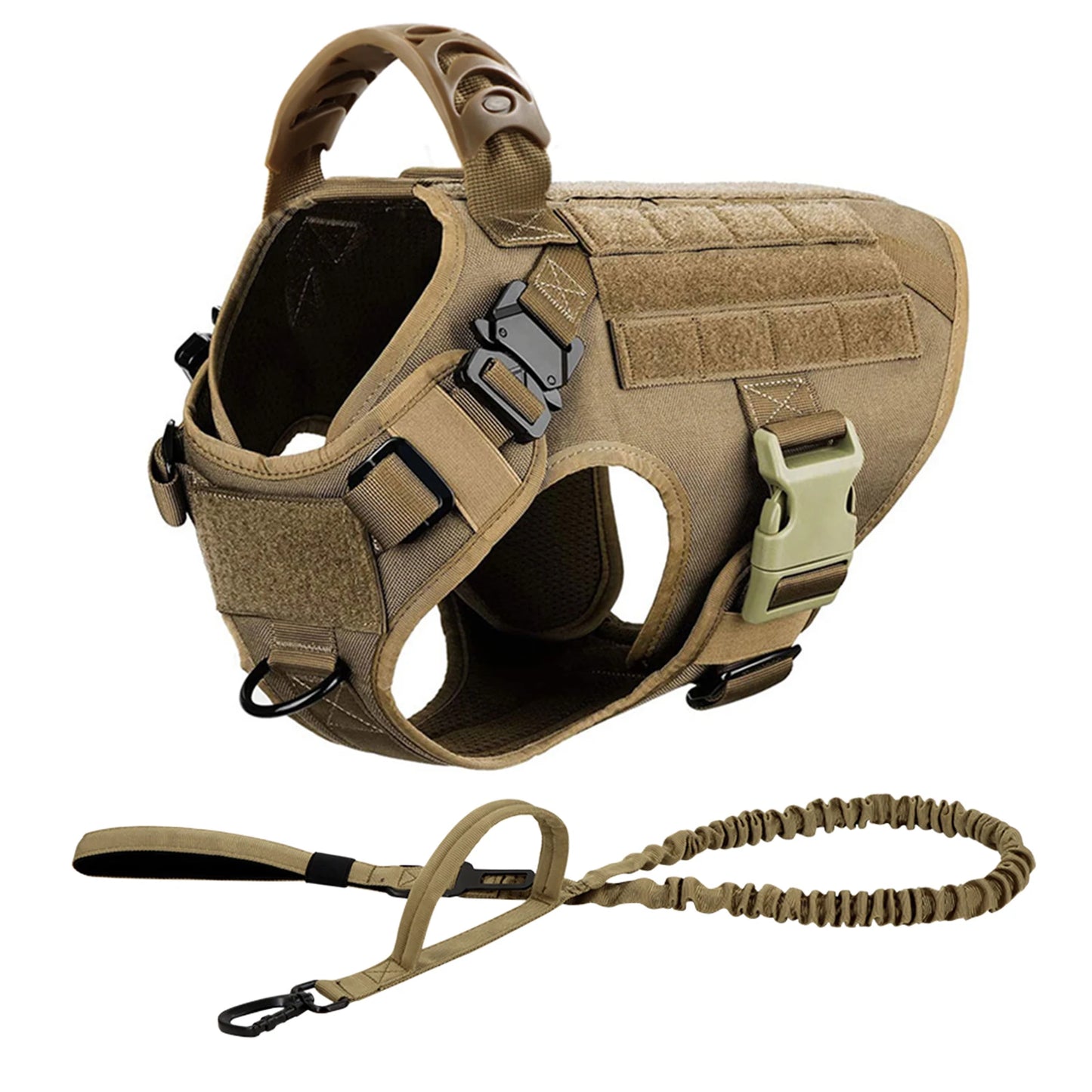 Nylon Dog Harness And Leash Set Padded Breakaway Quick Release