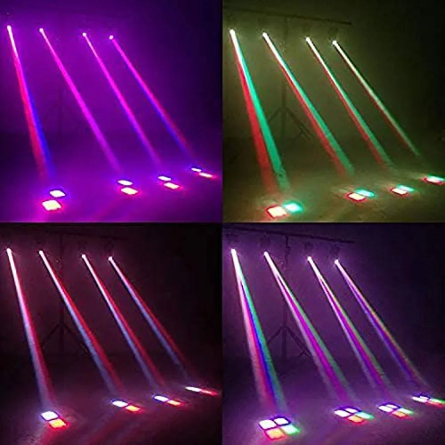 Moving Head Mini LED RGBW DMX DJ LightShow Effects