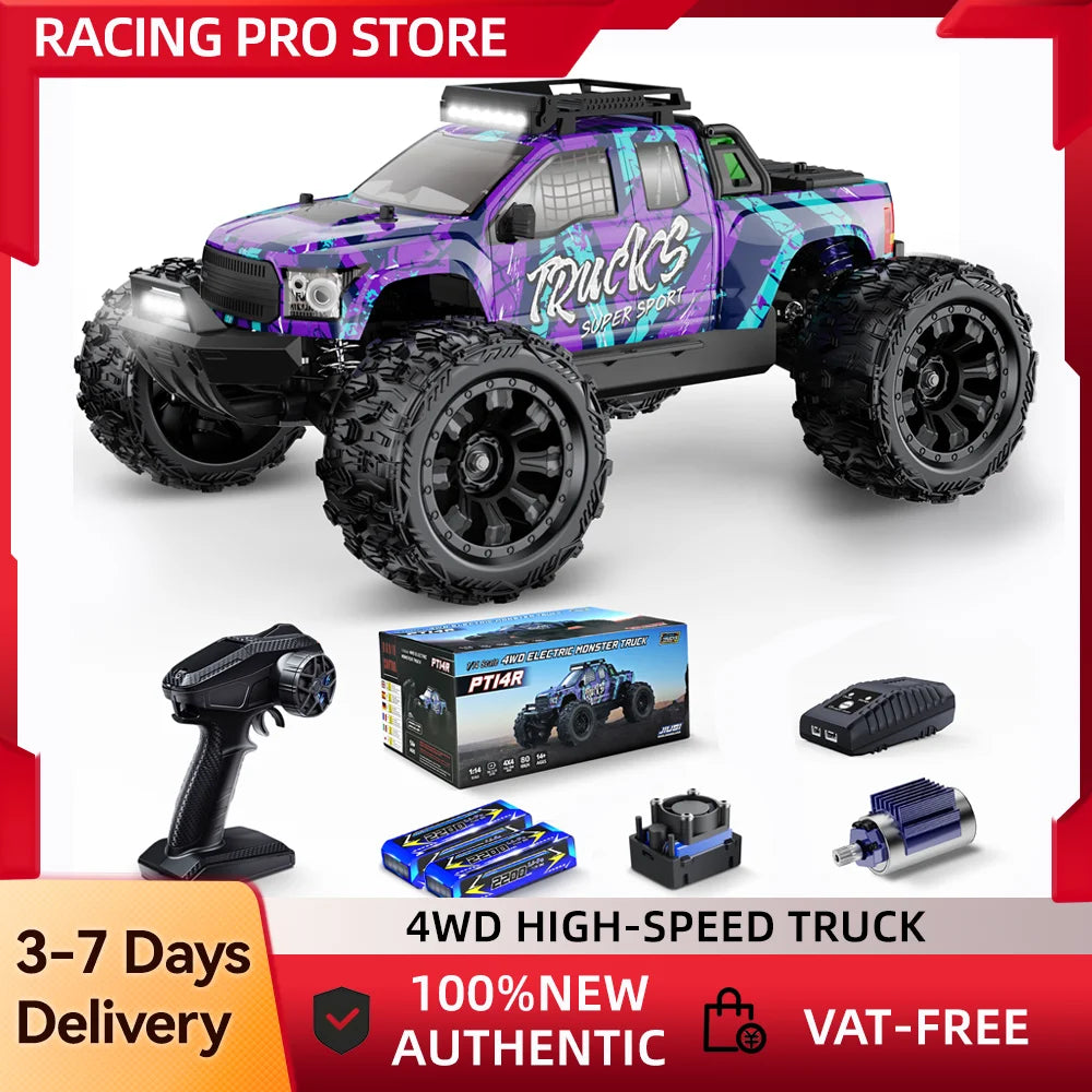 JIUSI RC Truck MT14R PT14R 3600KV 1To14 Scale All Terrain 4x4 High Performance Remote Control Car For RC Enthusiasts