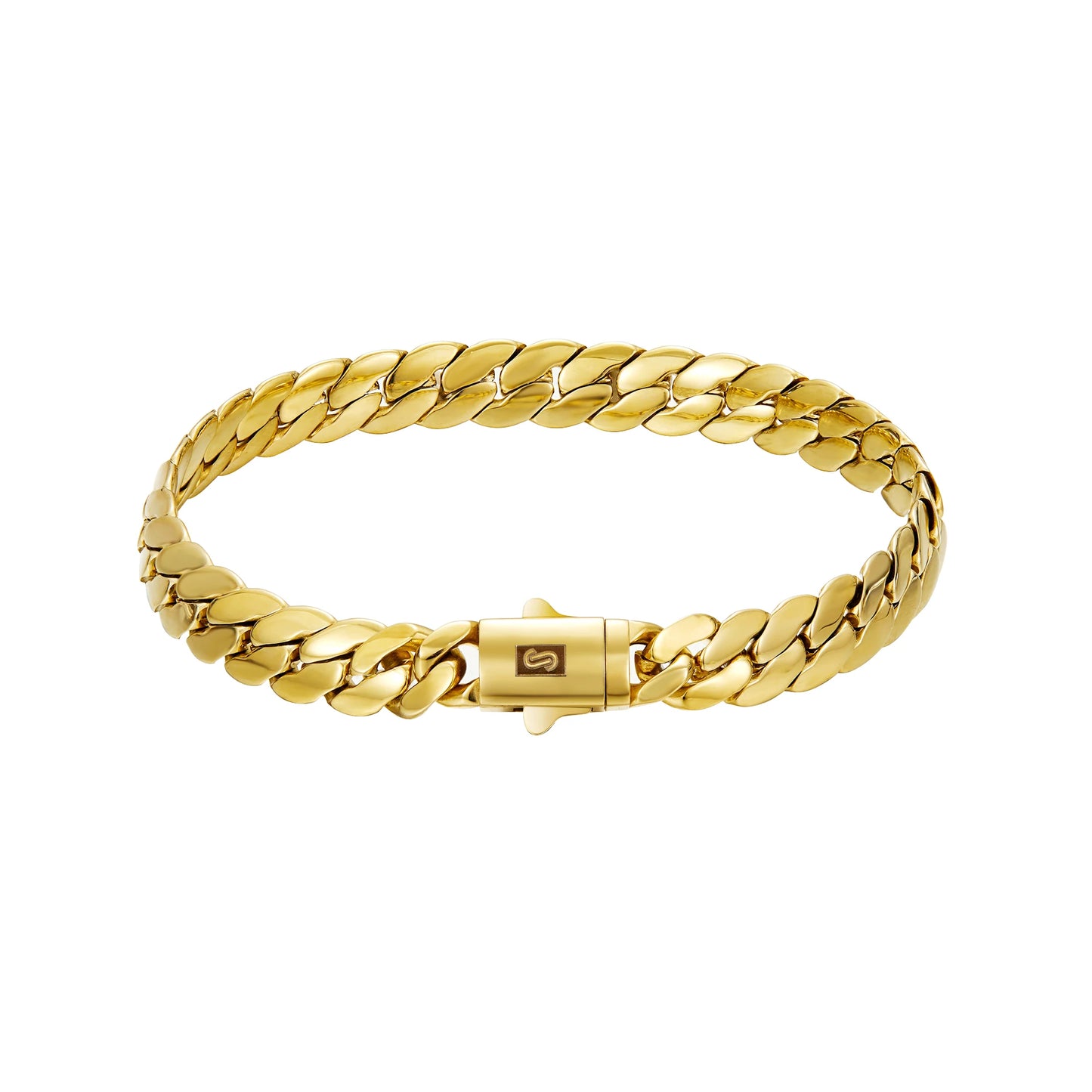 Stainless Steel Cuban Miami Link Bracelet For Men Jewelry