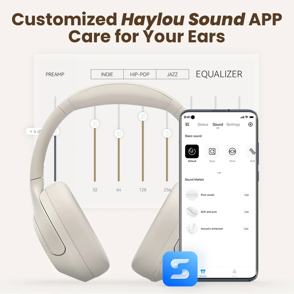 Haylou S35 ANC Wireless Headphones With 60 Hour Playtime