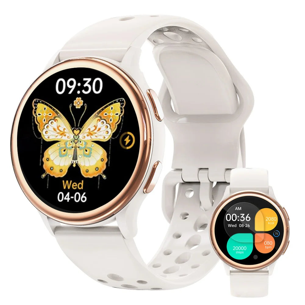 Anyloop Womens Smartwatch Fitness Tracker Compatible With IPhone Android