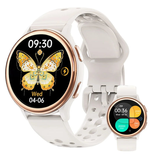 Anyloop Womens Smartwatch Fitness Tracker Compatible With IPhone Android