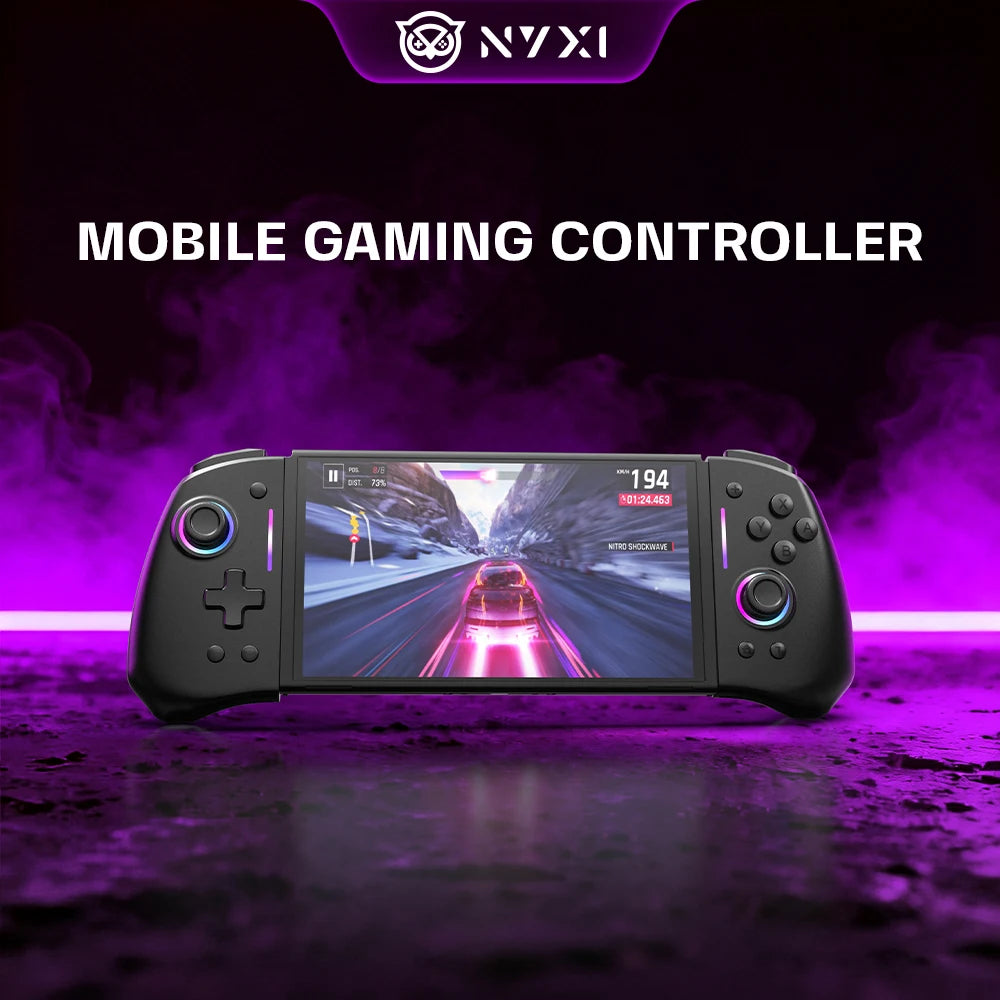 NYXI Hyperion Wireless Game Controller For Nintendo Switch RGB Lights