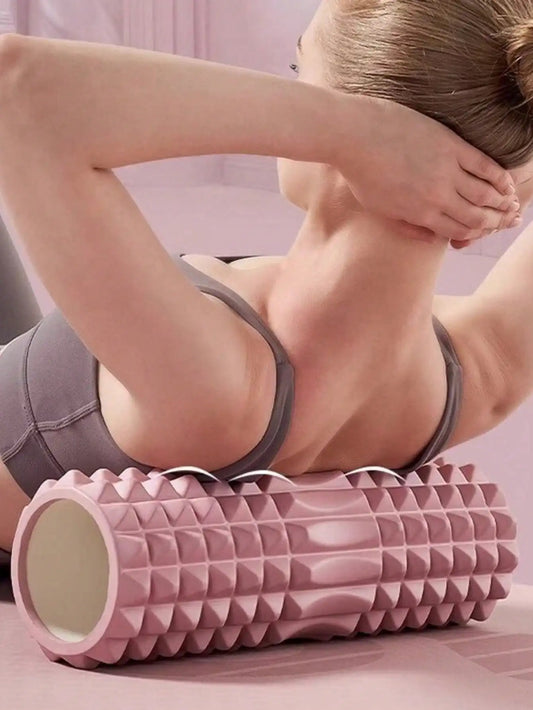 Textured Foam Yoga Massage Roller For Muscle Recovery