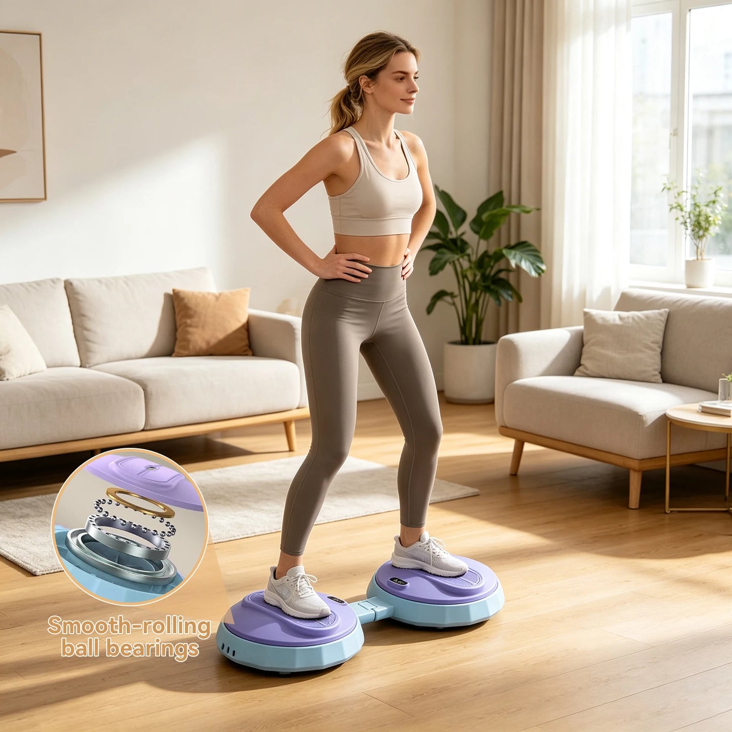 Portable Multifunctional Waist Twisting Disc Fitness Equipment