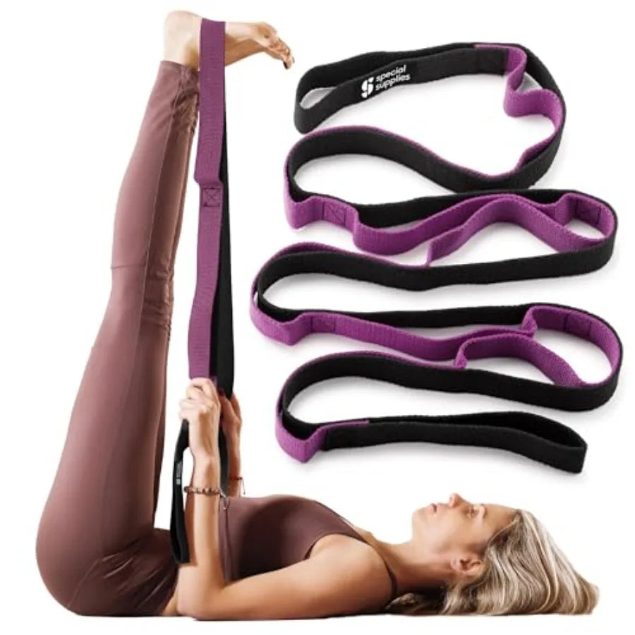 Premium Durable Yoga Strap For Stretching And Flexibility Training