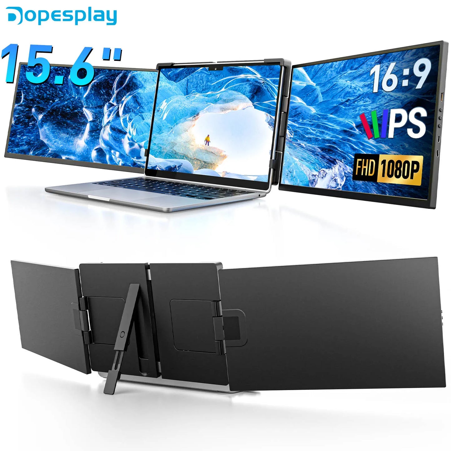 Dopesplay Triple Screen Laptop Extender For MAC And Windows