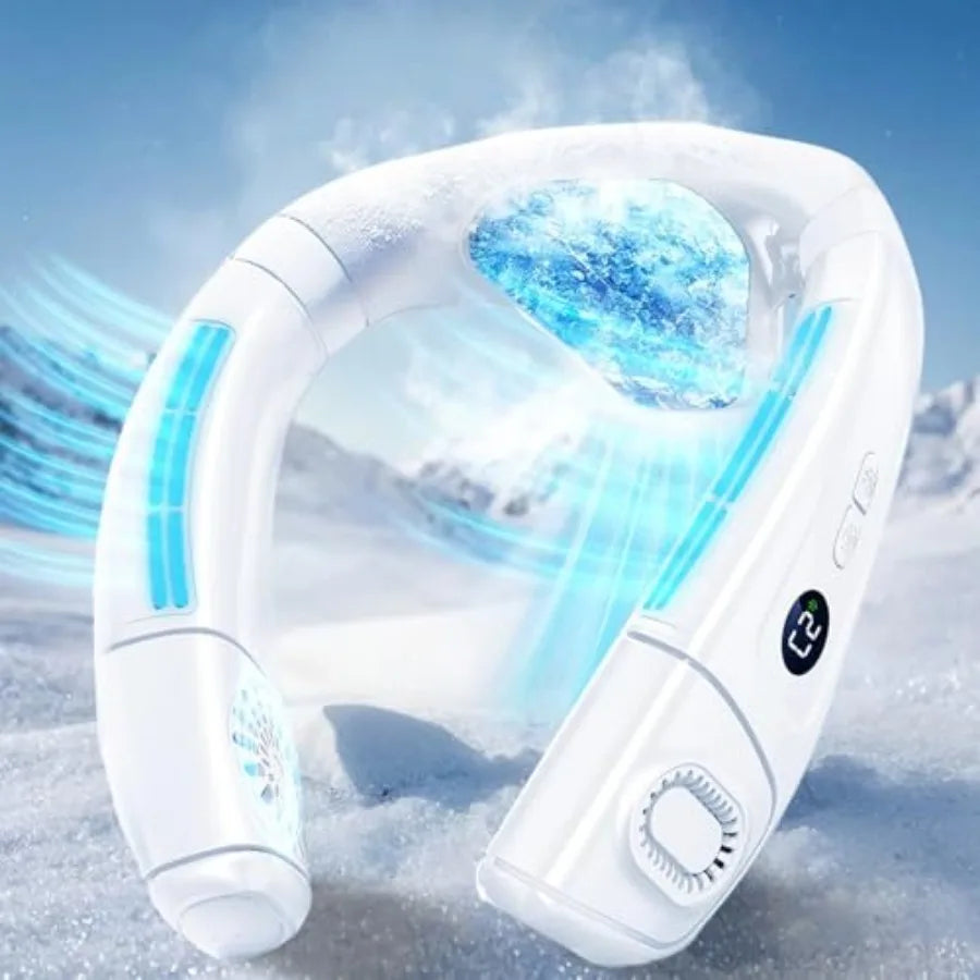 Neck Fan Air Conditioner Wearable Personal AC 360 Degree Airflow