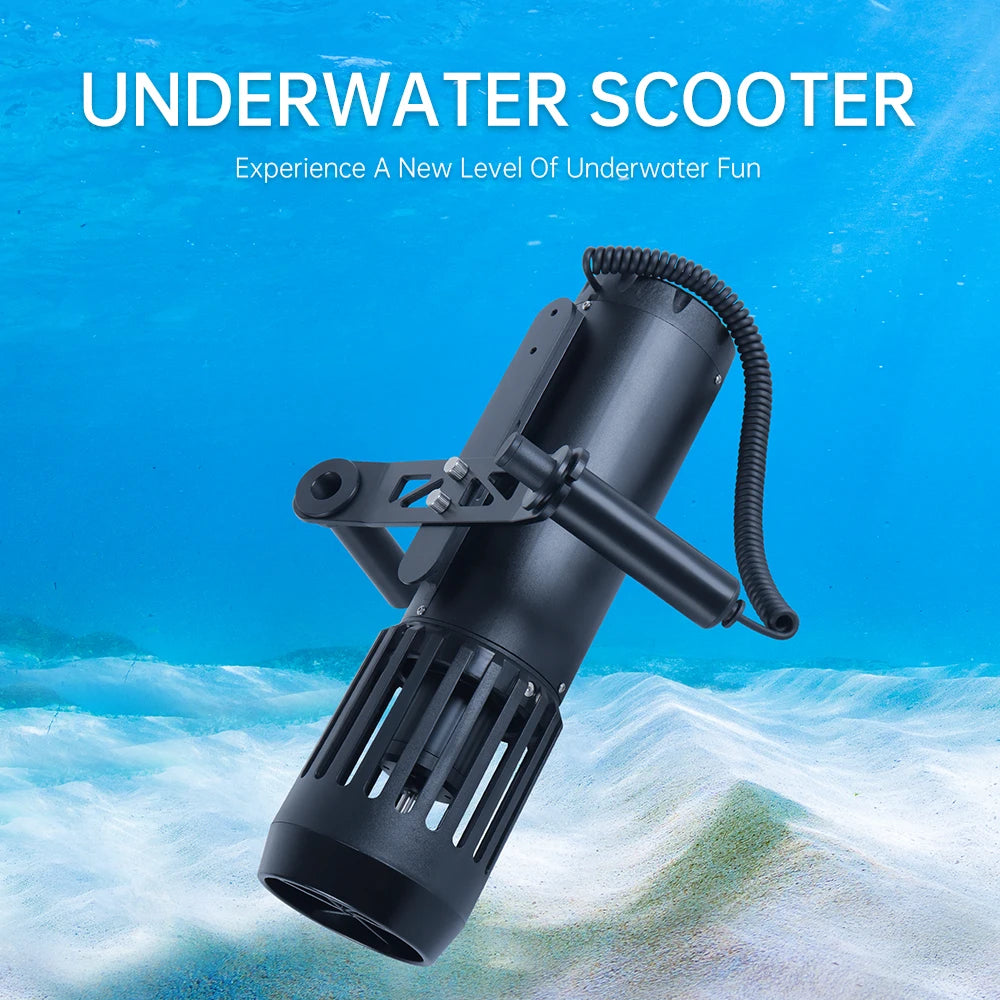 Dideep Underwater Scooter With Action Camera Mount, 2 Speed Modes, Rechargeable Sea Scooter For Divers