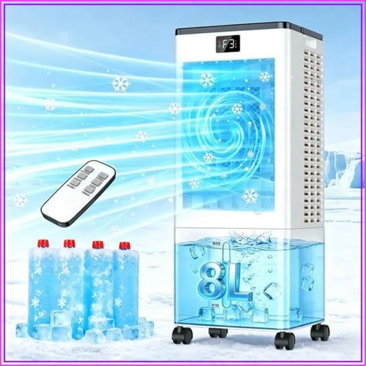3in1 Evaporative Cooler With Humidifier Portable Air Conditioner Home Bedroom