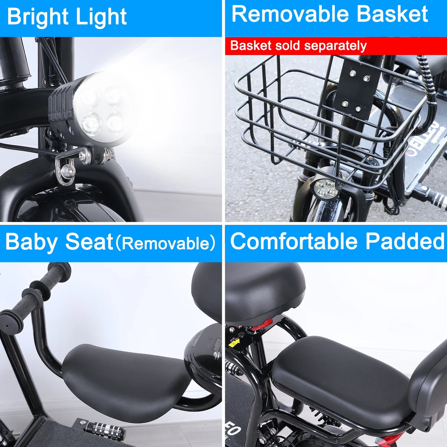 EILLEO SPACEWALK 36V Electric Scooter For Adults With Three Seats