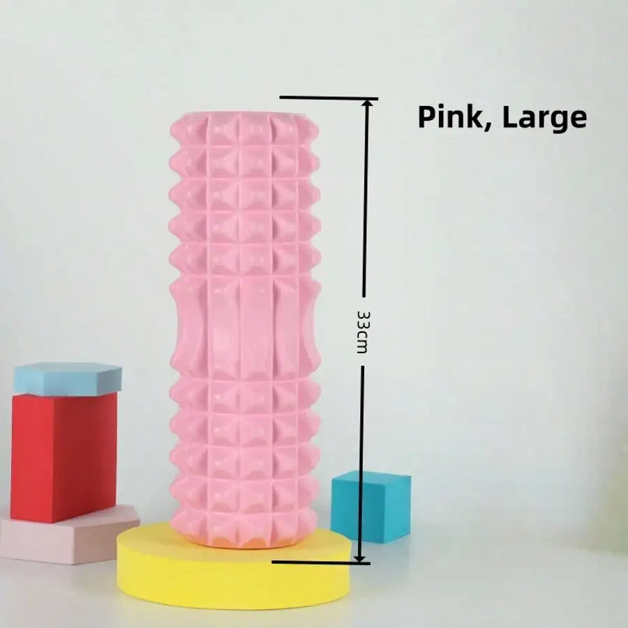 Textured Foam Yoga Massage Roller For Muscle Recovery