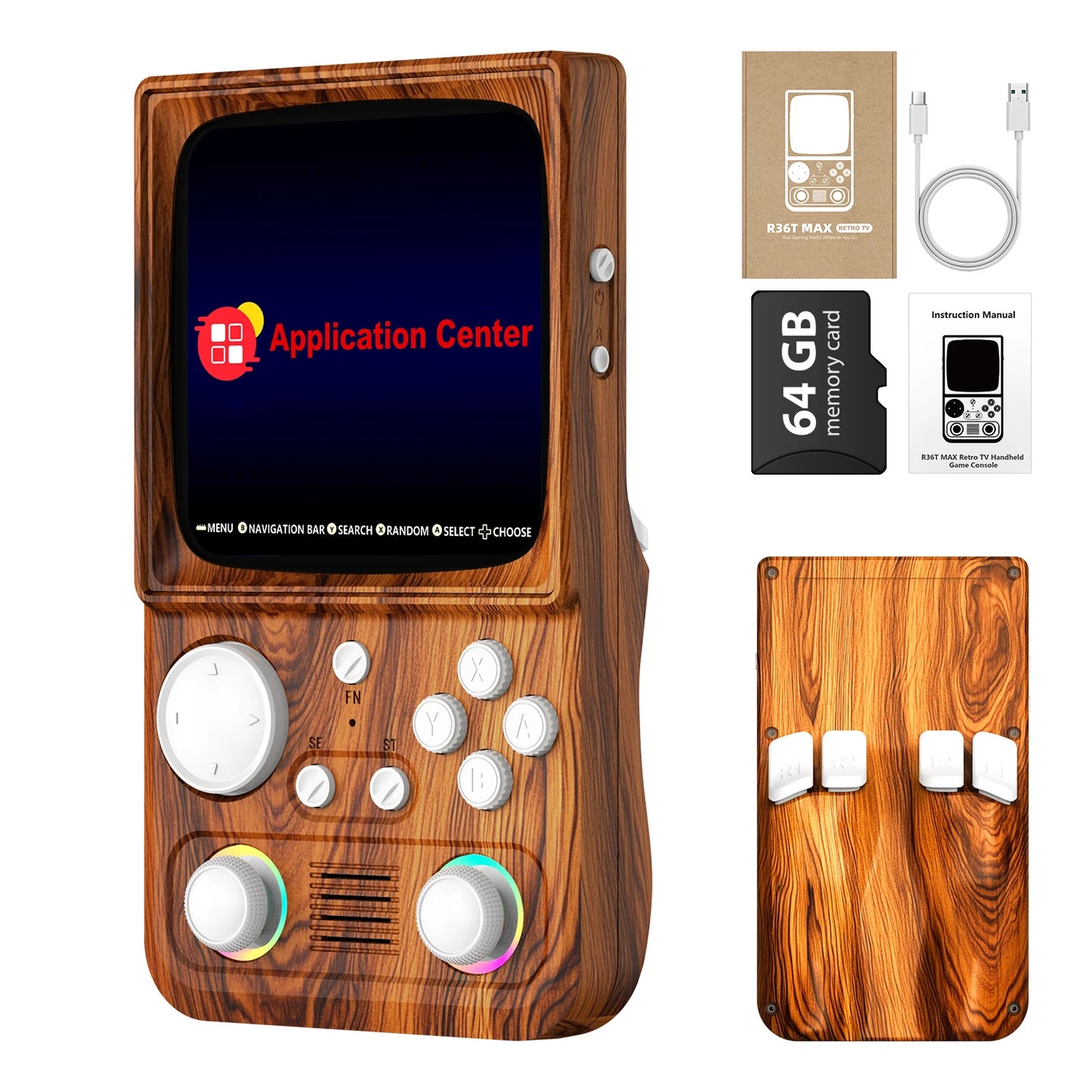 AISLPC R36T MAX Retro TV Handheld Game Console With WiFi